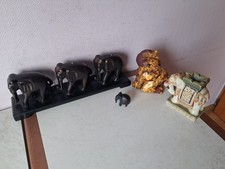 éléphants lot de 4 pièces