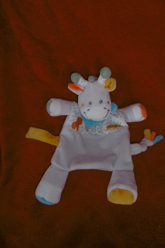 Doudou plat tex - tex, zebre