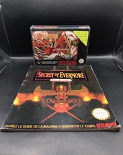 Secret of Evermore + son Guide Officiel - Nintendo SNES / FRA - Complet