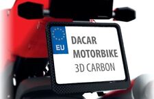 CADRE DE PLAQUE D'IMMATRICULATION MOTO/MOTO 3D CARBONE