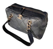 Sac bowling vintage Chanel en