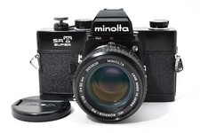 [N.Mint] MINOLTA SRT SUPER SLR 35mm Film Camera Noir + MC 50mm f/1.4 2671540