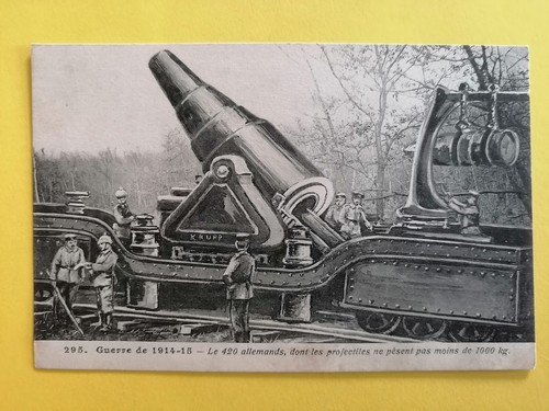 Old postcard illustration - , war