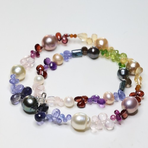 Collier argent perle - argent, de