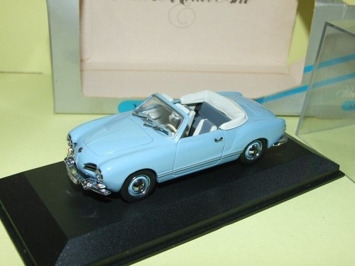Karmann ghia cabriolet bleu - vw,