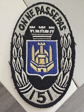 Patch insigne écusson Militaire Du 151e Regiment D Infanterie On Ne Passe Pas