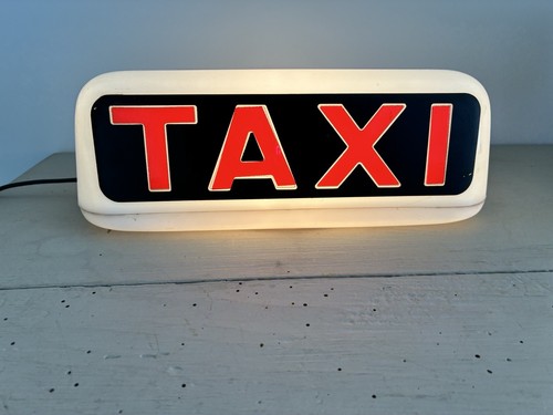 Lampe enseigne taxi lumineuse - taxi,