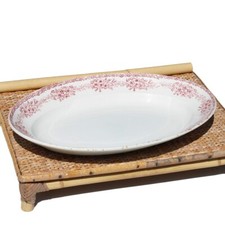 Ancien plat ovale en faïence