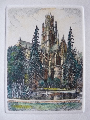 Ancienne gravure eau - ancienne,