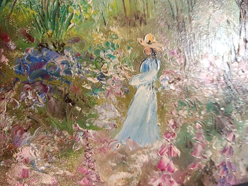 Tableau huile signé.