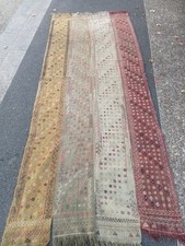 Grand Tapis Ancien A Identifier Environ 3m 30 X 1m30