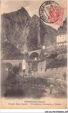 CAR-AALP10-ITALIE-0892 - GRIMALDI (Italia)-Ponte San Luigi-Frontiera Francia e