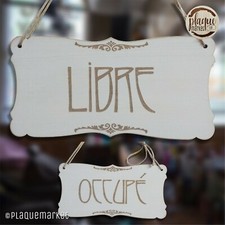 Libre/Occupé Plaque de Porte