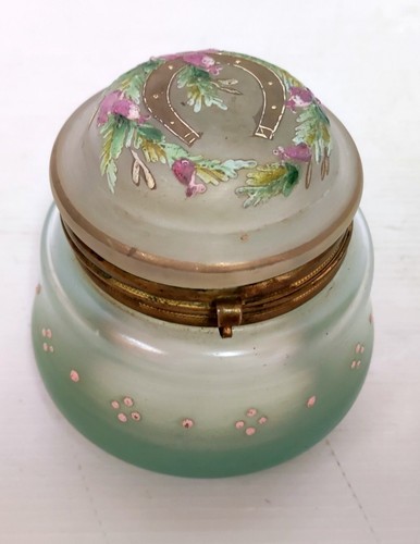 Bonbonniere verre givre - verre,