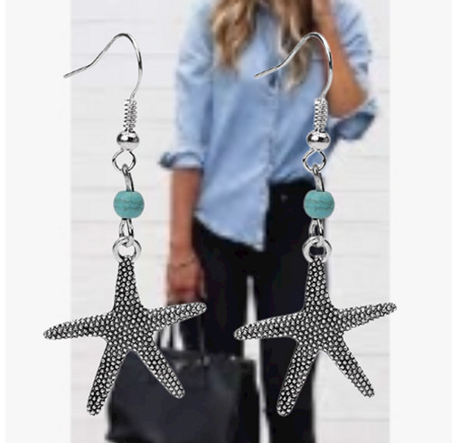 Boucles oreilles étoile - d'oreilles,
