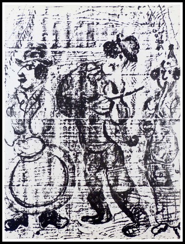 Marc chagall les musiciens - :,