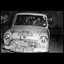 Photo A.030188 AUSTIN MINI SEVEN WISDOM-HAY RALLYE MONTE CARLO 1960