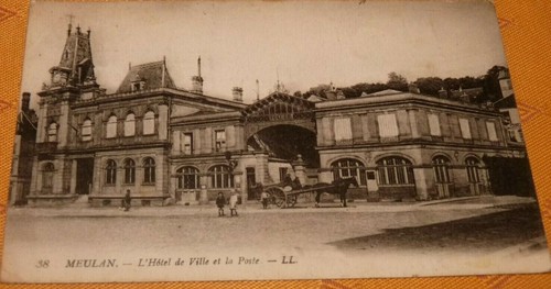 Cpa meulan - et, oise)