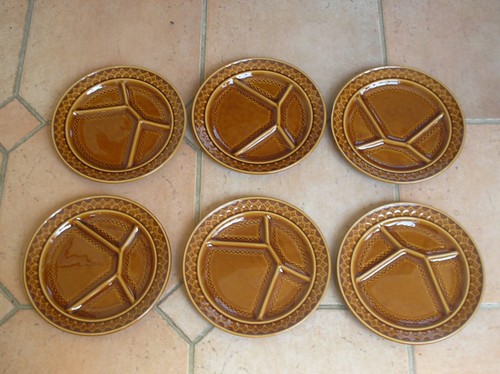 Lot assiettes fondue - a, /