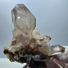 Grand sceptre en quartz fumé