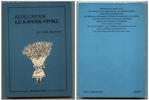 Redecouvrir savoir vivre - "redecouvrir, le