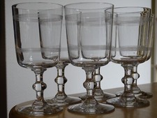 BACCARAT 6 ANCIENS VERRES A