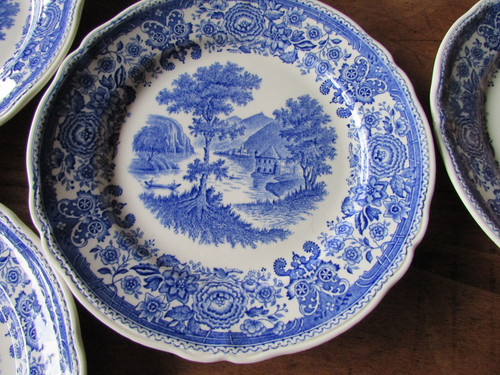 Assiettes dessert faience - assiettes, a