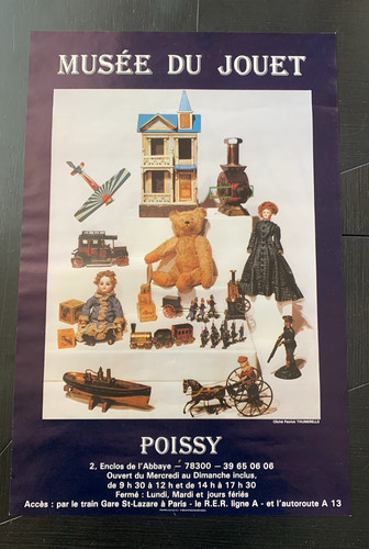 Affiche musée jouet - jouet, poissy