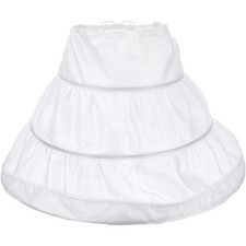 Dressever Jupe-culotte à demi-jupon pour fille Flower Girl Crinoline