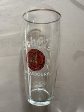 Verre à bière Schütz - Strasbourg - brasserie schützenberger