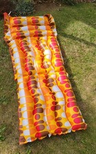 JOLI MATELAS GONFLABLE COLORÉ VINTAGE PLAGE JARDIN CAMPING RÉTRO... ? ?