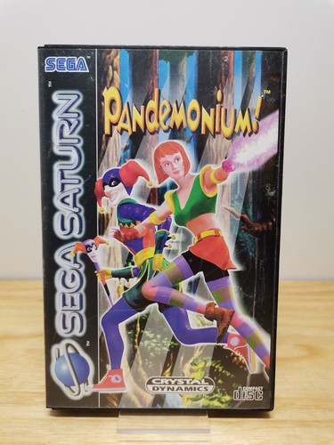 Sega saturn jeu pandemonium - sega,