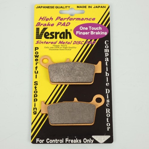 Plaquette frein vesrah pour - de,