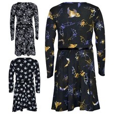 Enfants Filles Patineur Robe Xmas Fête Robes Halloween Costume Âge 3-13 Ans