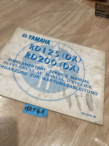 Yamaha rd125 rd200 - dx, 2r6