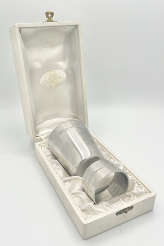 Coffret baptême timbale et - de,