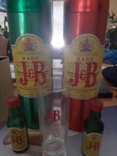 6 Verres whisky J&B