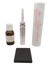 testeur test à tester les  bijoux or 9 carats or  + fiole à spatule + pierre