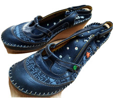 Sandales ART compensées cuir, liège et gomme,  pointure 39