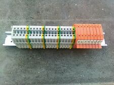 rail modulaire + 28 bornes traversante 4 mm2 25Amp legrand armoire coffret