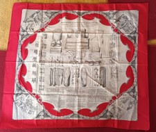 Mouchoirs d'instruction militaire n°8 Placement des effets pour revues détail