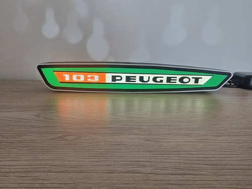 Enseigne peugeot 103 lumineuse - enseigne,