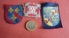 LOT DE 3 ANCIENS ECUSSONS / SCOUTS DE FRANCE