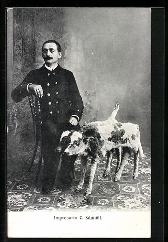 Carte postale impresario - carte, c