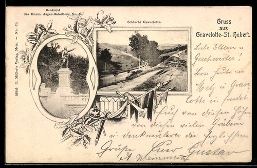 Cpa gravelotte hubert - cpa, gravelotte-st
