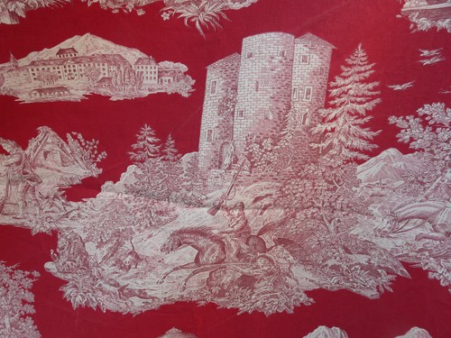 Toile jouy vintage - vintage, scéne