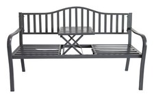 Banc De Jardin En Métal Avec