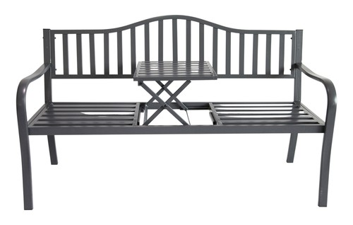 Banc jardin métal avec - banc, de