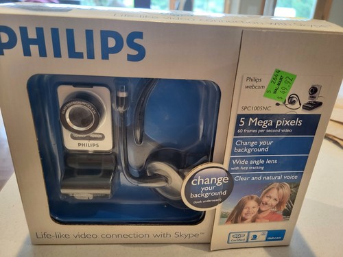 New phillips webcam - new,