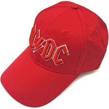 AC/DC Red Logo Officiel Casquette